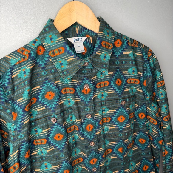 Duluth Aztec Printed Flannel Shirt - Picture 5 of 11